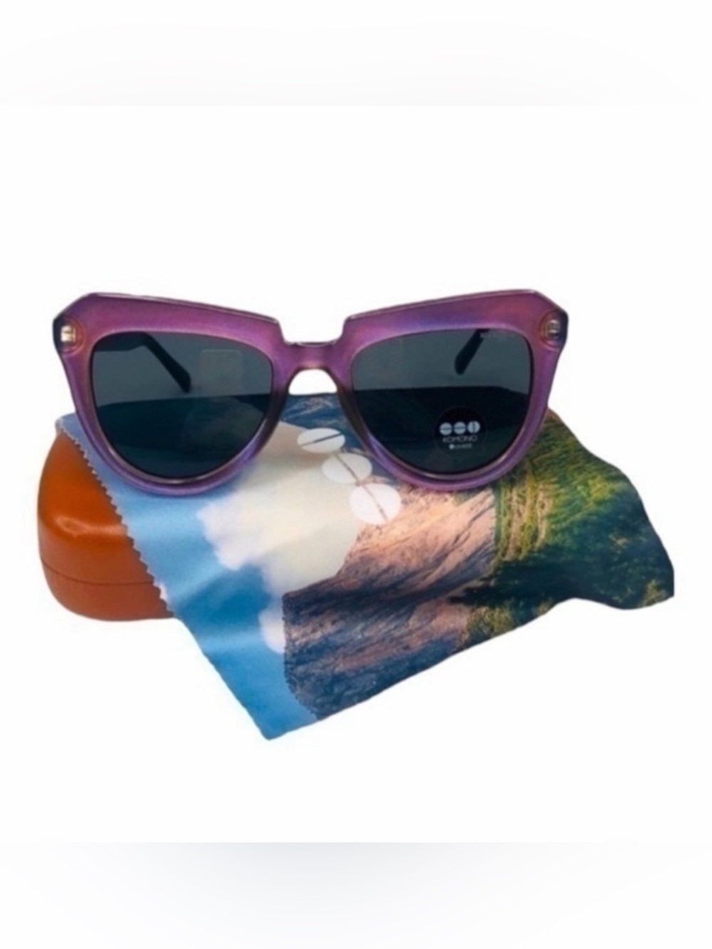 NEW Komono sunglasses Cat-eye Stella womens purple haze - Picture 12 of 12